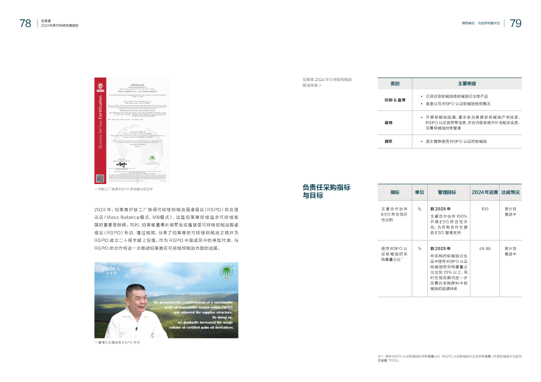 珀莱雅发布2024年ESG报告，必维见证其践行可持续发展理念